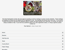 Tablet Screenshot of jerseycountyclerk-il.com